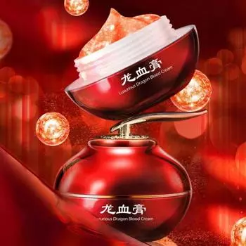 Роскошный питательный крем с ретинолом и плацентой «Кровь дракона», увлажняющий, осветляющий, укрепляющий крем-консилер против морщин, 50 г 50g