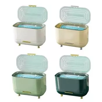 Роскошный пластиковый хирургический ящик для хранения масок, бытовая креативная настольная организация хранения всякой всячины, коробки для салфеток для дома