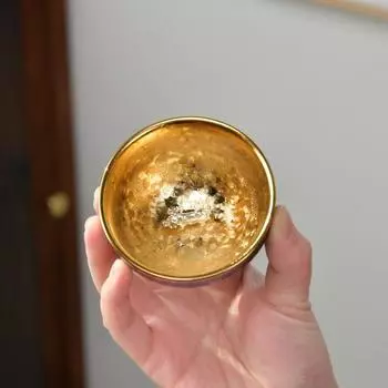 Роскошный позолоченный серебряный чайный сервиз с одной чашкой, чайный сервиз в стиле кунг-фу, чашка Zodiac master, керамическая чашка для обжига, кухня, ресторан, бар
