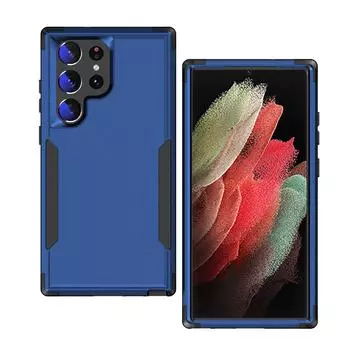 Роскошный противоударный двухслойный чехол для Samsung Galaxy S23 Ultra S23 Plus S23ultra, пылезащитный матовый чехол для телефона, принципиально for galaxy S23 Plus чёрный