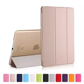 Роскошный противоударный кожаный чехол-подставка для планшета For IPad 9.7 inch золотой