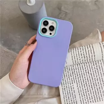 Роскошный противоударный мягкий матовый силиконовый чехол карамельного цвета для iPhone 15 14 13 12 11 Pro Max 7 8 Plus XS XR XS Max, задняя крышка-бампер For iPhone 12 ProMax