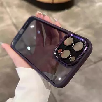 Роскошный противоударный прозрачный чехол для телефона для iPhone 11 12 13 14 15 Pro Max Plus, прозрачный чехол-бампер For iPhone 14Pro