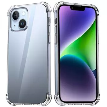 Роскошный противоударный прозрачный чехол для телефона iPhone 15 14 13 12 11 Pro Max X XR XS Max 7 8 Plus, прозрачная мягкая задняя крышка из ТПУ For iPhone 8 Plus