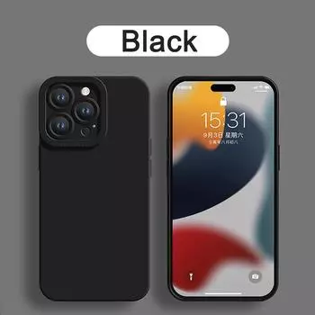 Роскошный противоударный жидкий силиконовый чехол для Apple iPhone 14 13 12 11 15 Pro Max Plus, чехлы-бамперы для объектива, мягкая защитная задняя крышка For iPhone 13