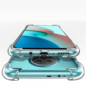 Роскошный прозрачный противоударный силиконовый чехол для Xiaomi Mi 10T A3 9T 10 Lite Redmi 6A 7A 8A 9A 9C Note 7 8 9 Pro 9S Poco X3 M3, защитный чехол на 360 градусов Xiaomi Poco M3 чистый