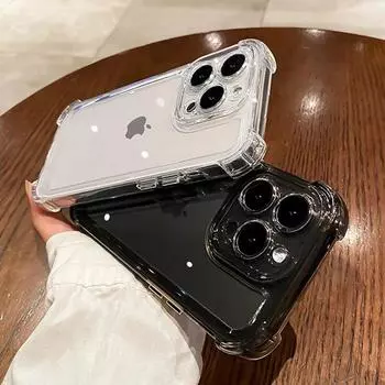 Роскошный прозрачный силиконовый чехол для телефона iPhone 15 14 13 12 11 Pro Max XR X XS 7 8 14 15 Plus SE 2020 противоударный мягкий чехол For iPhone X XS фиолетовый