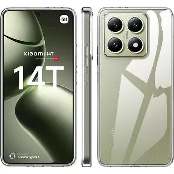 Роскошный прозрачный силиконовый мягкий чехол для Xiaomi Mi 14T 14 13 13T Pro Redmi Note 13 Pro Plus Pro+ 4G 5G прозрачный ультратонкий прозрачный защитный чехол XIAOMI 14T