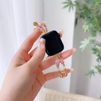 Роскошный ремешок для Apple Watch Series 9/8/7/6/5/4/3/2/se, ремешок для часов IWatch Ultra2 38 41 49 мм 40 мм 44 мм, браслет Accesso 38/40/41mm