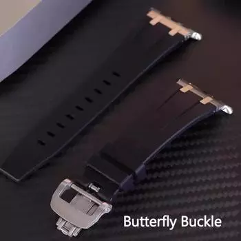 Роскошный резиновый ремешок для Apple Watch Series 9, 8, 7, 45 мм, 41 мм, ультра 49 мм, силиконовый спортивный браслет для IWatch 6, 5, 44 мм, 40 мм, 42 мм 38mm 40mm 41mm