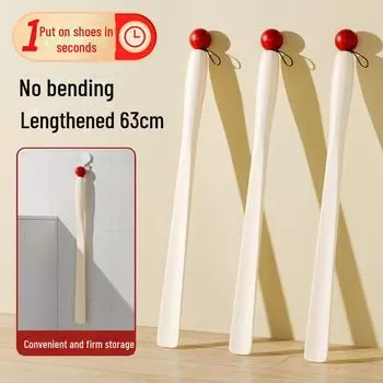 Роскошный рожок для обуви с длинной ручкой: Идеально подходит для беременных женщин и пожилых людей, поскольку позволяет легко надевать носки и обувь, не нагибаясь.