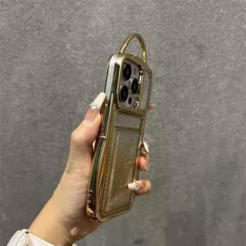 Роскошный рюкзак с карточным покрытием, градиентный чехол для телефона с флэш-пленкой для iPhone 15 15pro Max 13 12 11 14 Pro Max, прозрачный бампер iphone14plus