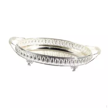 Роскошный сервировочный поднос с фруктовой тарелкой, креативный, прочный, легкий, для торта, десерта, декоративный