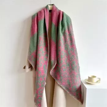 Роскошный шарф с леопардовым принтом Женский кашемировый шарф-имитация Осенне-зимний теплый Мужской уличный платок на шею Шаль Фуляр Бандана 250cmX42cm