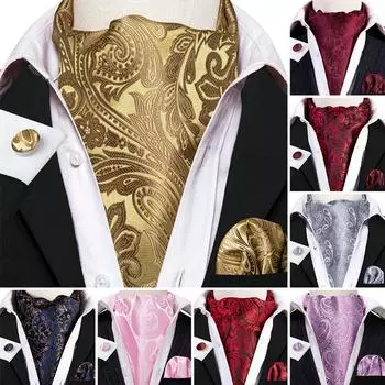 Роскошный шелковый шарф Barry.Wang для мужчин, галстук-бабочка с карманом и квадратными запонками, модный комплект AS-0001
