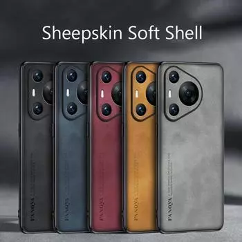 Роскошный силиконовый чехол для телефона из овчины для Huawei Pura 70 Pro+ P60 Pro, бампер для Huawei Pura 70 Ultra For P60 Art