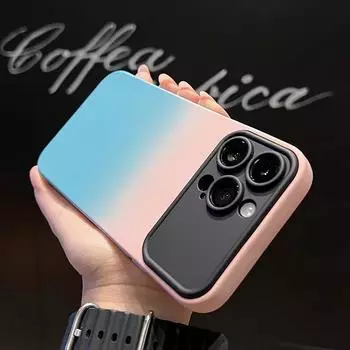 Роскошный силиконовый чехол с градиентом цвета карамели для iPhone 11 12 13 14 Pro Max противоударный чехол-бампер For iPhone 12Pro