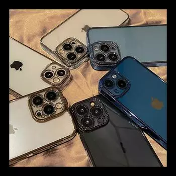 Роскошный силиконовый прозрачный чехол с квадратной рамкой для Iphone 11 12 13 Pro Max X Xr 7 8 Plus Se20, противоударная прозрачная задняя крышка For iPhone SE 2020