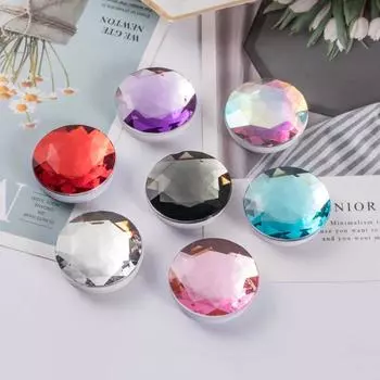 Роскошный складной держатель для телефона Griptok с бриллиантовым кольцом на палец для iPhone Samsung, держатель для гнезда, карманный держатель Tok, подставка-кронштейн красный