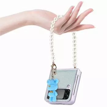 Роскошный складной дизайн кожаный чехол для Samsung Galaxy Z Flip 4 5G Flip4 Zflip4 Чехол для мобильного телефона с защитой от падения for Samsung Z Flip 4 белый