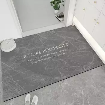 Роскошный сплошной коврик для входной двери, уличный коврик для двери, приветственный ковер для прихожей, противоскользящий коврик для ванной комнаты для гостиной 50cmx80cm