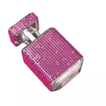 Роскошный стеклянный флакон для духов, нажимной, дорожный спрей, блестящие флаконы-спреи, контейнер для жидкости