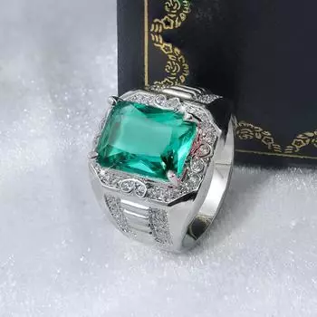 Роскошный свет Роскошный сосновый зеленый циркон Сияющий AAA Посещение банкета Свадебные мероприятия Высококачественные бутиковые ювелирные аксессуары 8 зелёный
