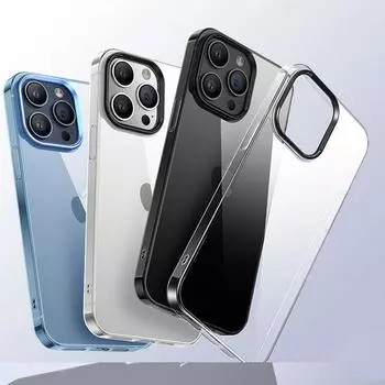 Роскошный тонкий магнитный чехол из закаленного стекла для iPhone 16 Plus 15 Pro Max 14 Pro 13 для Magsafe, ударопрочный жесткий прозрачный чехол для телефона из ПК iPhone 16 Pro Max чёрный