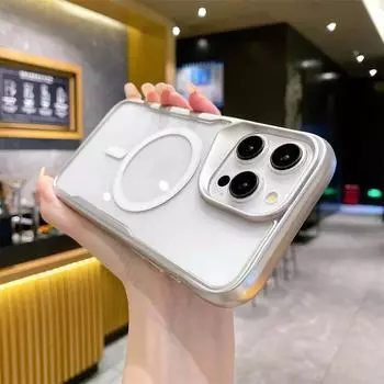 Роскошный тонкий матовый противоударный чехол с гальваническим покрытием для Apple iPhone 15 14 13 12 Pro Max 15 14 Plus, совместимый с MagSafe For iPhone 12
