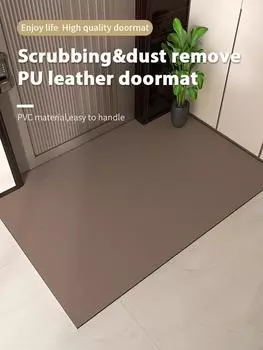 Роскошный твердый дверной коврик, нескользящий коврик для входной двери, уличный коврик, коврики для прихожей, противоскользящий ковер для гостиной 50x80cm