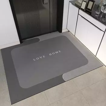 Роскошный твердый коврик для входной двери, коврик для входной двери, моющийся коврик для улицы, коврики для прихожей, противоскользящий ковер для гостиной 50x80cm