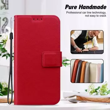 Роскошный ультратонкий кожаный чехол для Motorola G35 G55 G85 G34 G04 G84 G54 G14 E13 Магнитный флип-чехол для Motorola Edge 50/G Stylus Phone Wallet Holster Motorola G35 чёрный