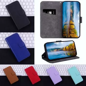 Роскошный ультратонкий кожаный чехол для Sony Xperia 10VI 5V 5VI 1VI ACE3 5III 10III Магнитный флип-чехол для Sony Xperia L4 L3 XZ3 Телефон-кошелек-кобура Sony Xperia 10 VI чёрный