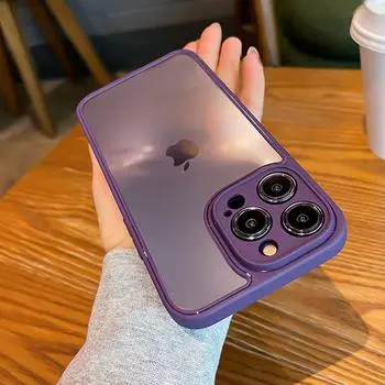 Роскошный ультратонкий матовый защитный чехол для телефона для Iphone 14 13 12 11 Pro Max Xr Xs Max 14plus, мягкий противоударный чехол-бампер For iPhone 11