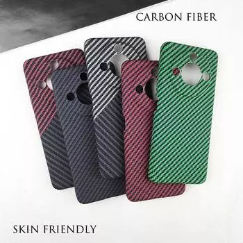 Роскошный ультратонкий текстурированный чехол из углеродного волокна для телефона Honor X60 X50 X40 X30 Pro GT X9c Smart Anti-Fingerprints Hard PC Full Protective Cover Shell Honor X9c чёрный