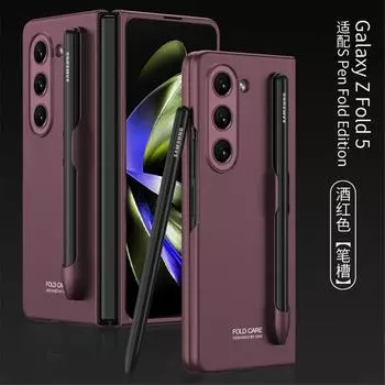 Роскошный ультратонкий защитный чехол для камеры для Samsung Galaxy Z Fold 5 5G, чехол с S Pen, противоударные чехлы для телефонов, чехлы For Z Fold 5