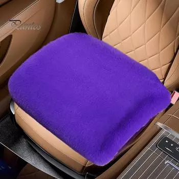 Роскошный утолщенный плюшевый комплект подушек для автомобильных сидений с нескользящим дизайном, дышащий, влагоотводящий, легко устанавливаемый чехол для сиденья 1 Set