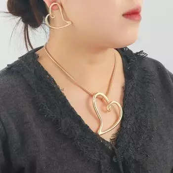 Роскошный винтажный комплект ювелирных изделий для женщин золотой