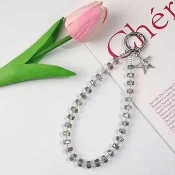 Роскошный высококачественный бисерный мобильный телефон цепочка универсальный телефон анти-потеря шнурок для женщин девочек брелок кулон