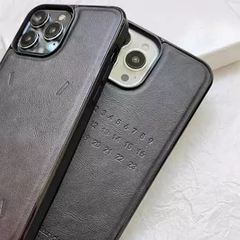 Роскошный высококачественный кожаный чехол с тиснением и надписью для iPhone 15Pro 15 14Pro 14 13Pro 13 12Pro 12 11 Pro Max задняя крышка For Iphone 11
