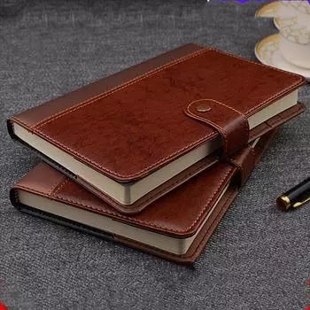 Роскошный высококачественный ретро-блокнот из искусственной кожи, креативный блокнот формата А5 для конференций, путевой дневник