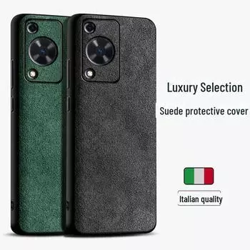 Роскошный замшевый чехол-книжка для Huawei Enjoy 70/70Pro Huawei Enjoy 70 Pro зелёный