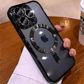 Роскошный защитный чехол для iPhone 11 12 13 14 15 16 Pro Max Plus Mini Magsafe Magnetic Wireless Charger Cover For IPhone 15 ProMax