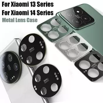 Роскошный защитный чехол для объектива из металлического сплава для Xiaomi 14 Ultra 14 Pro 13T Pro 12T, защитная пленка для объектива камеры Redmi Note 13 xiaomi 13pro чёрный