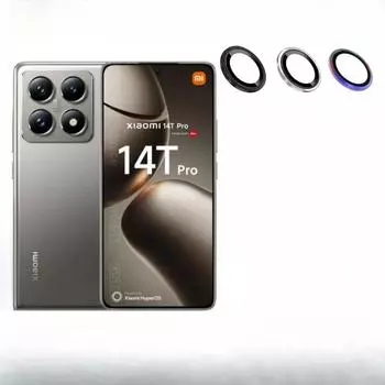 Роскошный защитный чехол для объектива задней камеры для Xiaomi Mi 14T Pro, металлическое кольцо, стекло, цветное позиционирование, аксессуары для телефонов, полный защитный чехол Xiaomi 14T