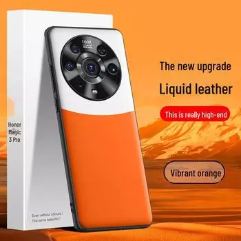 Роскошный защитный чехол из жидкой кожи для Honor Magic 3 Pro с защитой от падений — цельный дизайн Honor Magic 3 Pro