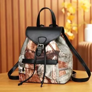 Роскошный женский мягкий кожаный рюкзак, модный дизайнерский женский мягкий PU кожаный школьный рюкзак большой емкости женские дорожные сумки