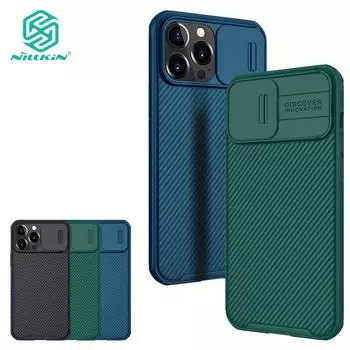 Роскошный жесткий чехол для телефона Nillkin для iPhone 13 12 Pro Max 13 Mini 12 mini, чехол CamShield Pro с выдвижной камерой, защита конфиденциальности, задняя крышка iPhone 12 Mini зелёный