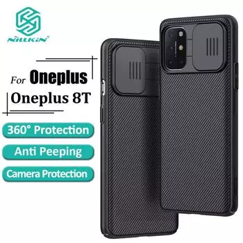 Роскошный жесткий чехол для телефона Nillkin для Oneplus 8T CamShield с защитой конфиденциальности камеры