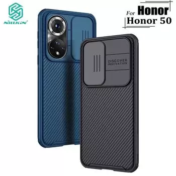 Роскошный жесткий чехол Nillkin для телефона Honor 50 CamShield Pro с защитой конфиденциальности камеры